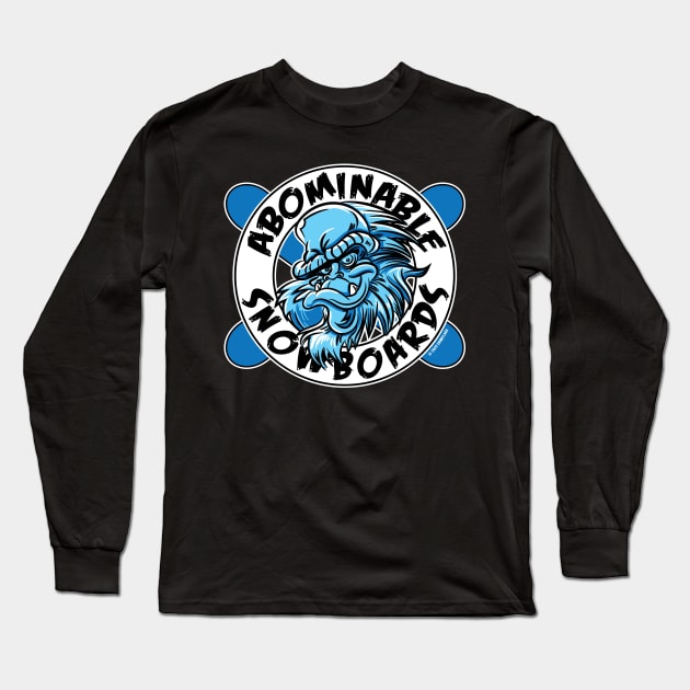 Abominable Snowboards Snowman Yeti Long Sleeve T-Shirt by eShirtLabs